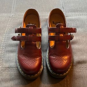 Dr. Martens Red Mary Janes